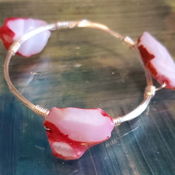 Handcrafted Silver Tone Bangles - Picture 7 of 7